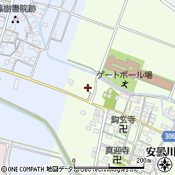滋賀県高島市安曇川町下小川443周辺の地図