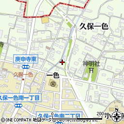 愛知県小牧市久保一色1692-4周辺の地図