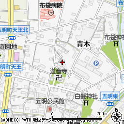 愛知県江南市五明町青木266周辺の地図