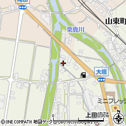 兵庫県朝来市山東町大垣29周辺の地図