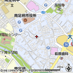 神奈川県南足柄市関本500周辺の地図