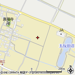 滋賀県高島市安曇川町横江周辺の地図