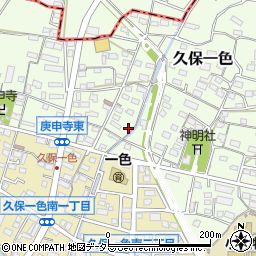 愛知県小牧市久保一色2867周辺の地図