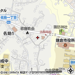 鎌倉児童ホーム周辺の地図