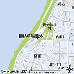 愛知県一宮市小信中島（柳枯草場番外）周辺の地図