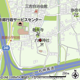 滋賀県米原市三吉554周辺の地図