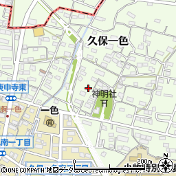 愛知県小牧市久保一色1704周辺の地図