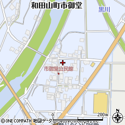 兵庫県朝来市和田山町市御堂170-1周辺の地図