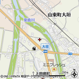 兵庫県朝来市山東町大垣18周辺の地図