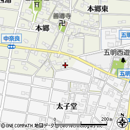 愛知県江南市中奈良町本郷238周辺の地図