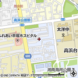 湘南高浜台ハイツ住宅管理組合周辺の地図