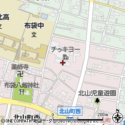 愛知県江南市北山町西157周辺の地図