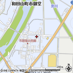 兵庫県朝来市和田山町市御堂153周辺の地図