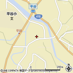 長野県下伊那郡平谷村1043周辺の地図