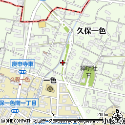 愛知県小牧市久保一色1691周辺の地図