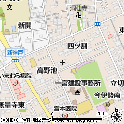 愛知県一宮市今伊勢町本神戸四ツ割5周辺の地図