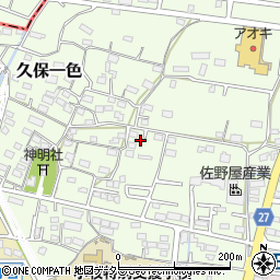 愛知県小牧市久保一色1734周辺の地図