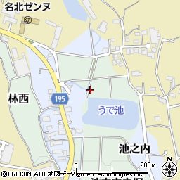 愛知県小牧市池之内赤堀17周辺の地図