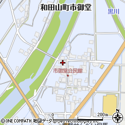 兵庫県朝来市和田山町市御堂210周辺の地図