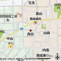 愛知県一宮市春明西出21周辺の地図
