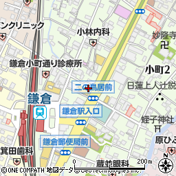 鎌倉ラポールリラックス館周辺の地図