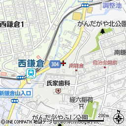 神奈川県鎌倉市津1040-47周辺の地図