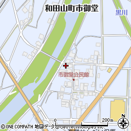 兵庫県朝来市和田山町市御堂212周辺の地図