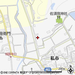 京都府福知山市私市宮ノ下周辺の地図