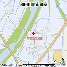 兵庫県朝来市和田山町市御堂211周辺の地図