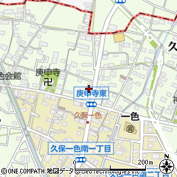愛知県小牧市久保一色2840周辺の地図