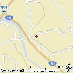 長野県下伊那郡平谷村894周辺の地図