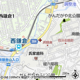 神奈川県鎌倉市津1040-46周辺の地図