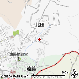 神奈川県中井町（足柄上郡）北田周辺の地図