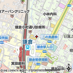 資生堂鎌倉美容室周辺の地図