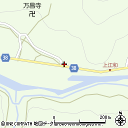 京都府南丹市美山町江和外田周辺の地図