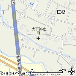 静岡県御殿場市仁杉170周辺の地図