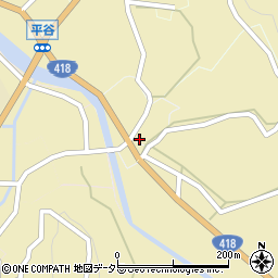 長野県下伊那郡平谷村959周辺の地図
