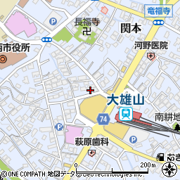 神奈川県南足柄市関本523周辺の地図