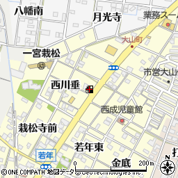 ａｐｏｌｌｏｓｔａｔｉｏｎ大山町ＳＳ周辺の地図