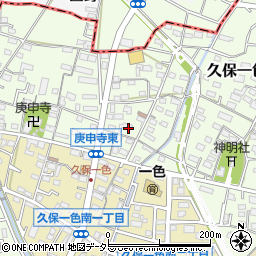 愛知県小牧市久保一色2875周辺の地図