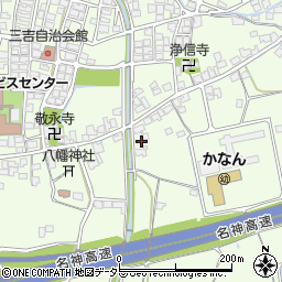 滋賀県米原市三吉93周辺の地図