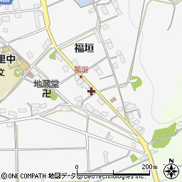 京都府綾部市豊里町福垣153周辺の地図
