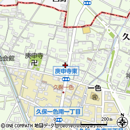 愛知県小牧市久保一色2840-5周辺の地図