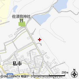 京都府福知山市私市西稲葉周辺の地図