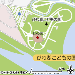 滋賀県立びわ湖こどもの国周辺の地図