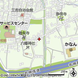 滋賀県米原市三吉502周辺の地図