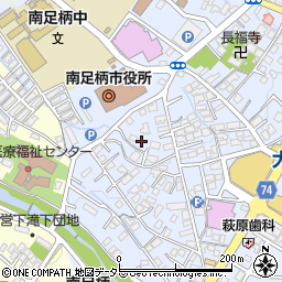 神奈川県南足柄市関本504周辺の地図