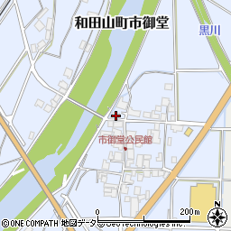 兵庫県朝来市和田山町市御堂223周辺の地図