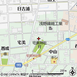 愛知県一宮市西大海道東光寺86-3周辺の地図