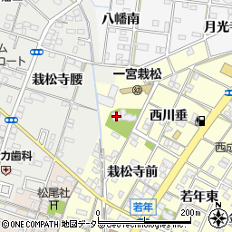 栽松寺周辺の地図